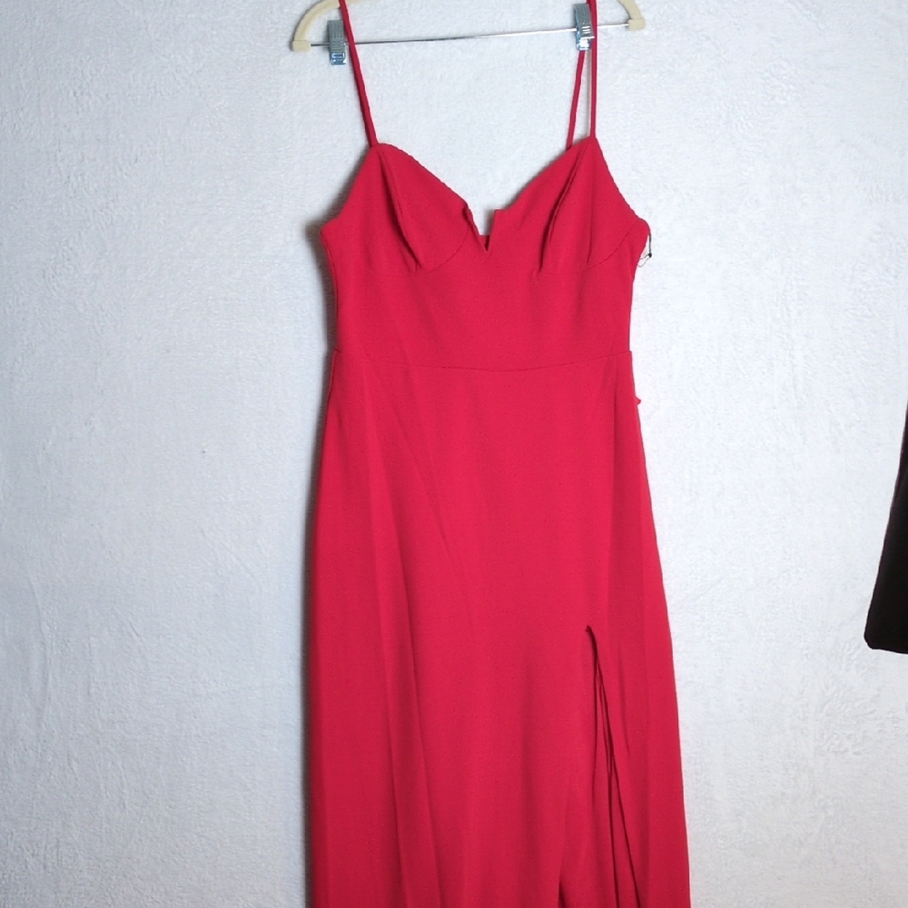 City Triangles Junior's‎ Vibrant Red Sexy Bodycon Evening Dress Size 13